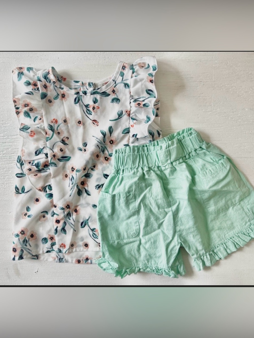 ✨3/$25✨ Toddler Girl 2 Piece Shorts Outfit